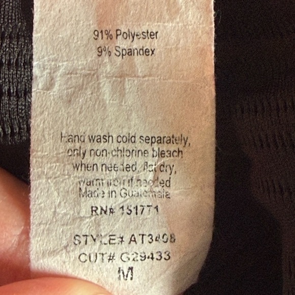 Kaleigh Black Button Up Blouse Size Medium - Picture 12 of 15